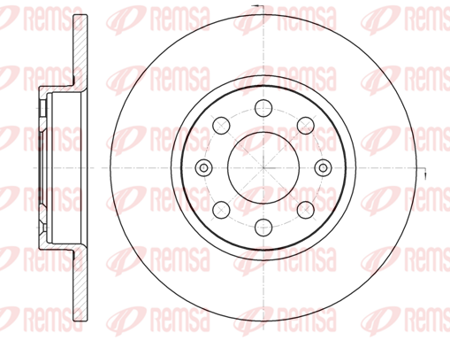спирачен диск KAWE                