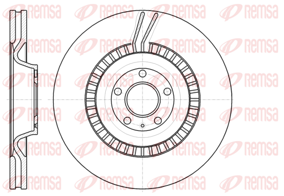 спирачен диск KAWE                