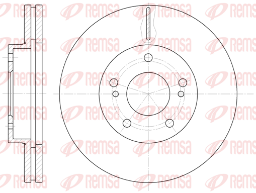 спирачен диск KAWE                