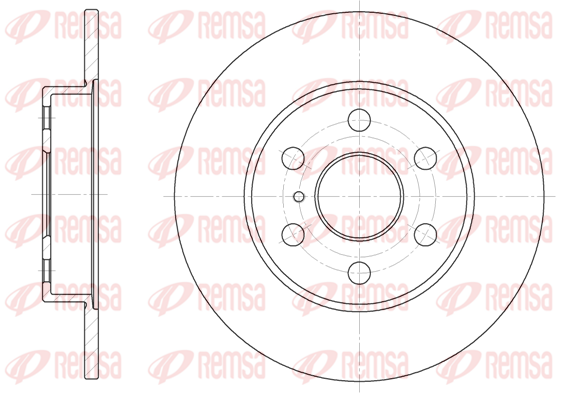 спирачен диск KAWE                