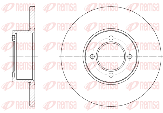 спирачен диск KAWE                