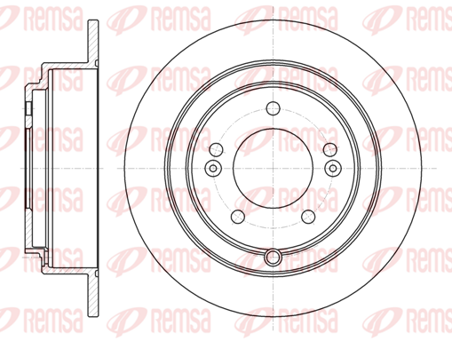 спирачен диск KAWE                