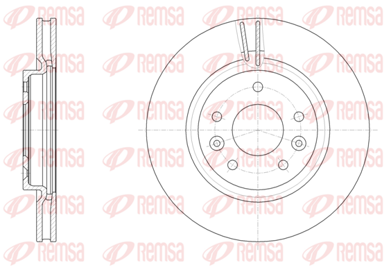 спирачен диск KAWE                
