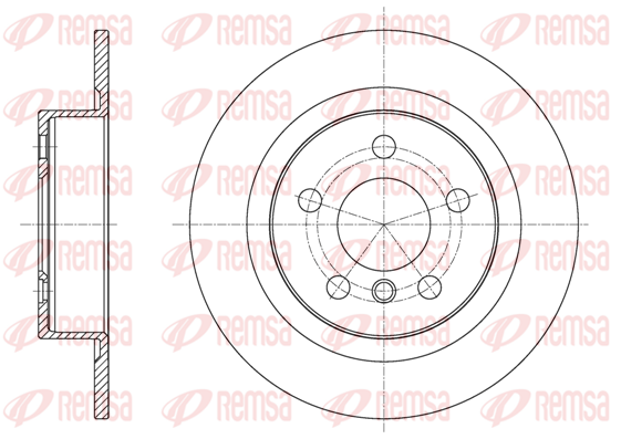 спирачен диск KAWE                