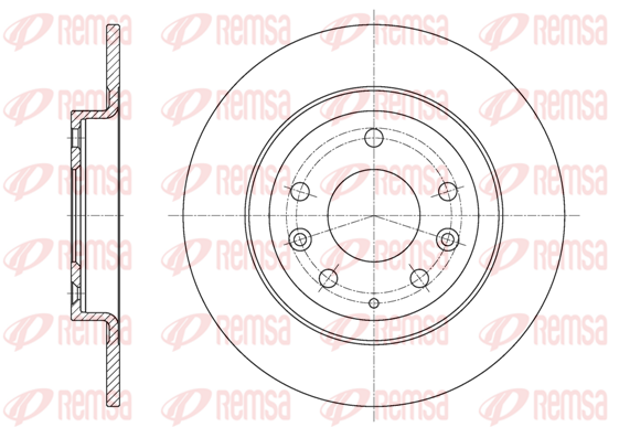 спирачен диск KAWE                