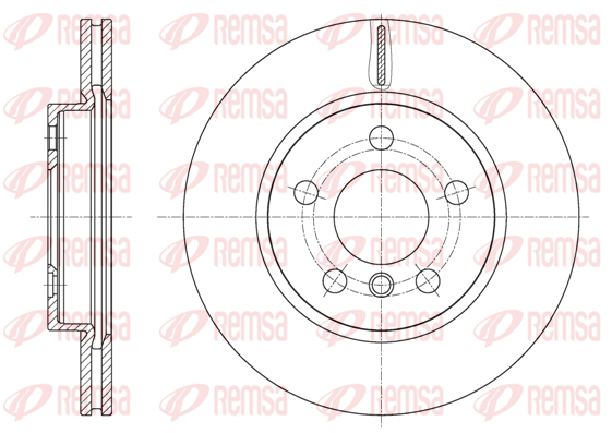 спирачен диск KAWE                