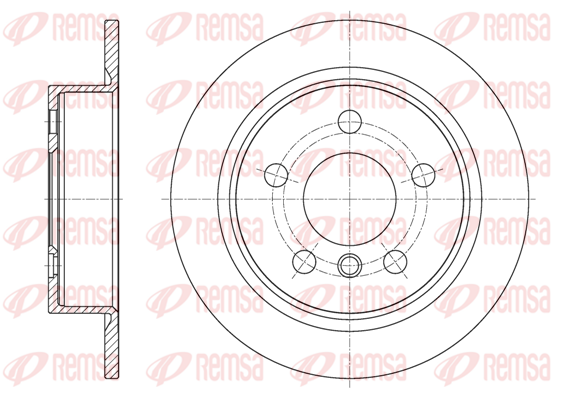 спирачен диск KAWE                