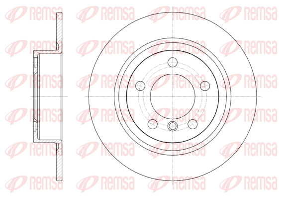 спирачен диск KAWE                