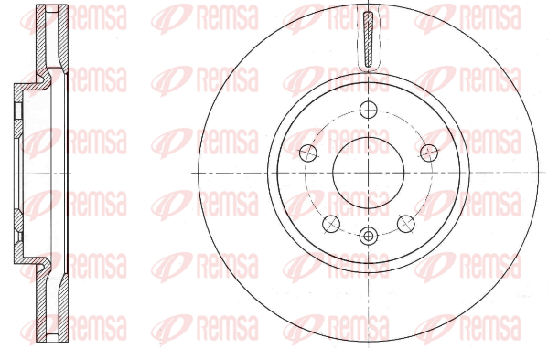 спирачен диск KAWE                
