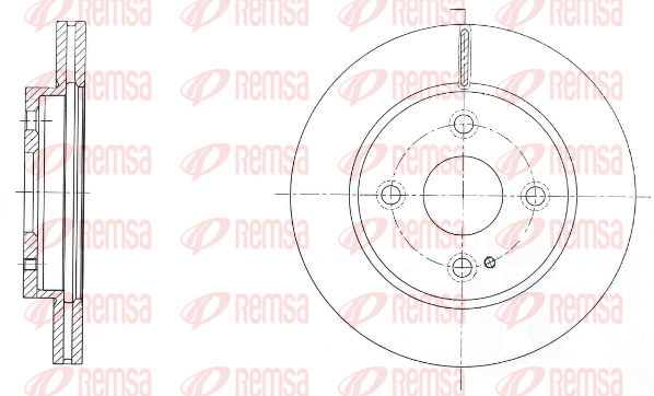 спирачен диск KAWE                