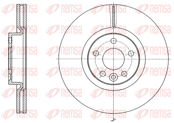 спирачен диск KAWE                