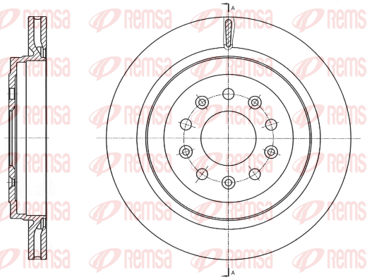 спирачен диск KAWE                