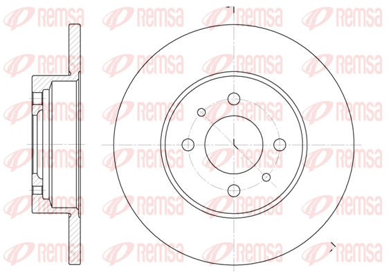 спирачен диск KAWE                