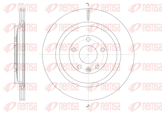 спирачен диск KAWE                