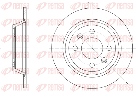 спирачен диск KAWE                