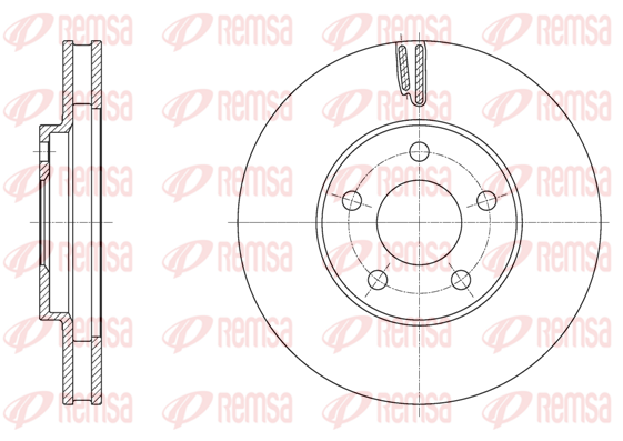 спирачен диск KAWE                