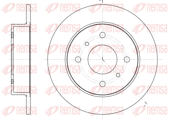 спирачен диск KAWE                