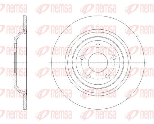 спирачен диск KAWE                