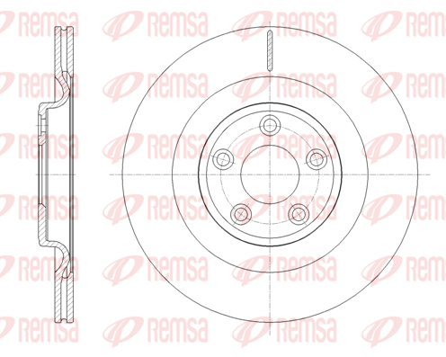 спирачен диск KAWE                