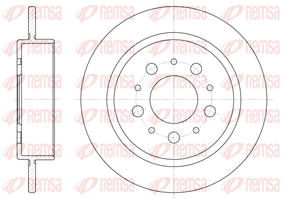 спирачен диск KAWE                