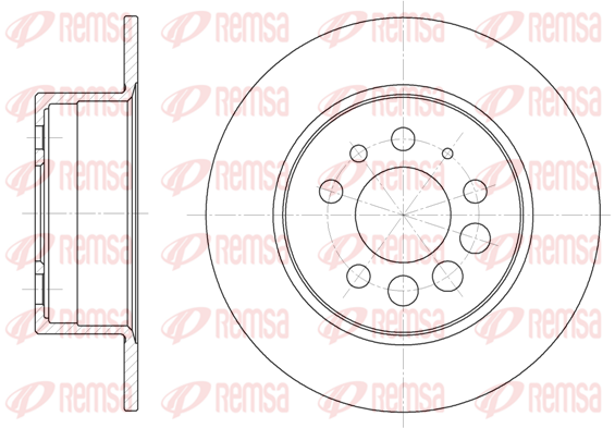 спирачен диск KAWE                