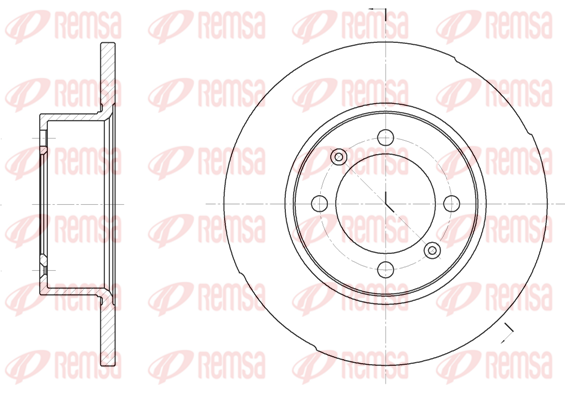 спирачен диск KAWE                