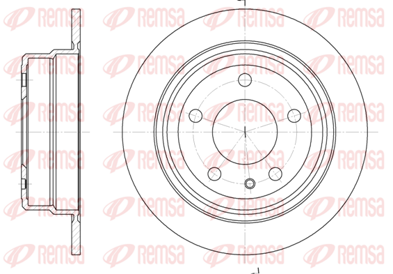 спирачен диск KAWE                