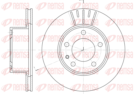 спирачен диск KAWE                