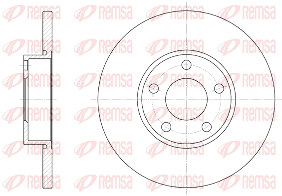спирачен диск KAWE                