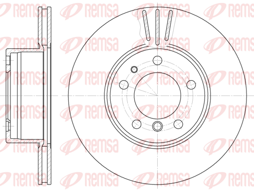 спирачен диск KAWE                