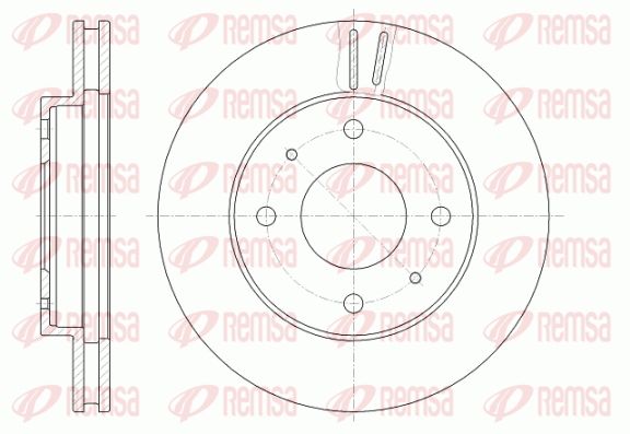спирачен диск KAWE                