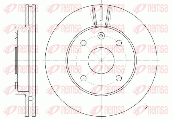 спирачен диск KAWE                