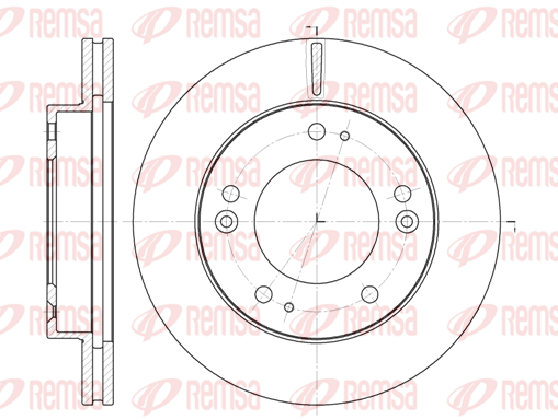 спирачен диск KAWE                