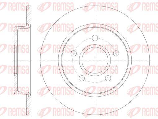 спирачен диск KAWE                