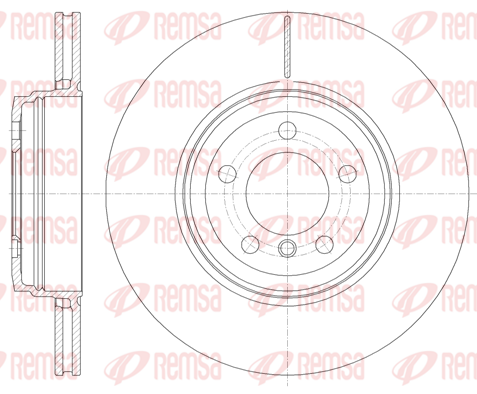 спирачен диск KAWE                