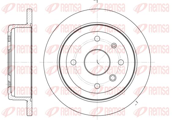спирачен диск KAWE                