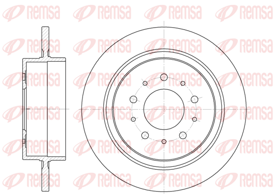 спирачен диск KAWE                