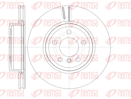 спирачен диск KAWE                