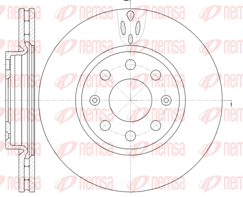 спирачен диск KAWE                