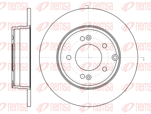 спирачен диск KAWE                
