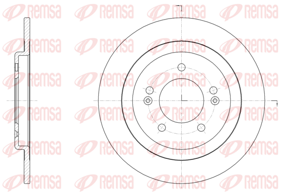 спирачен диск KAWE                