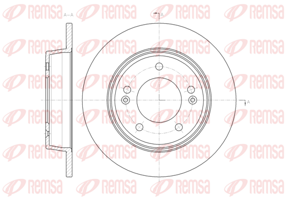 спирачен диск KAWE                