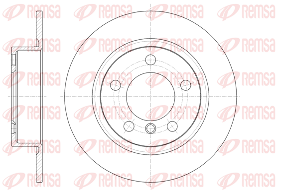 спирачен диск KAWE                