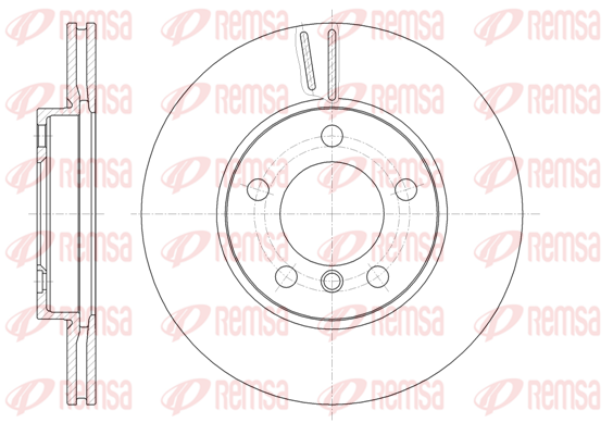 спирачен диск KAWE                