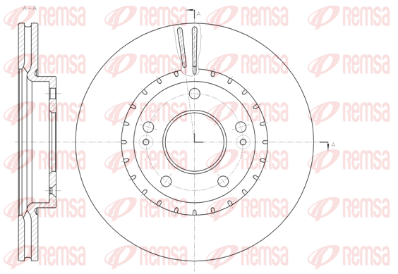 спирачен диск KAWE                