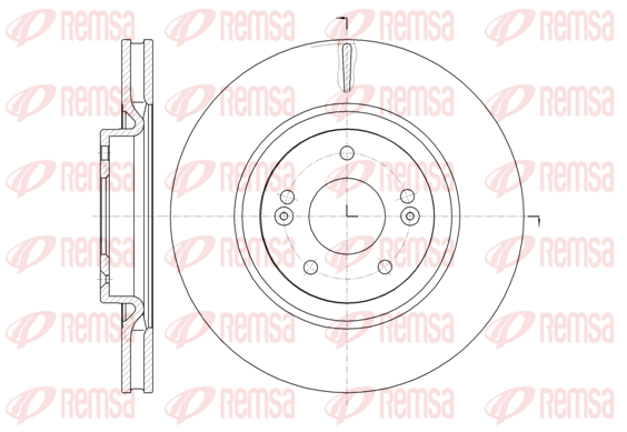 спирачен диск KAWE                