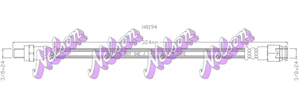 спирачен маркуч KAWE                