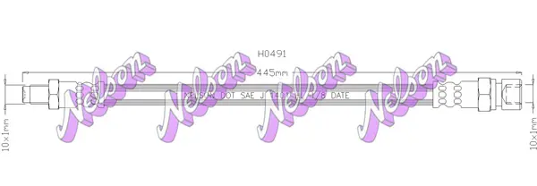 спирачен маркуч KAWE                
