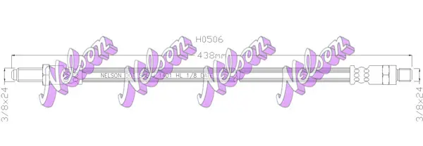 спирачен маркуч KAWE                