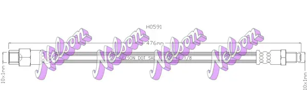 спирачен маркуч KAWE                